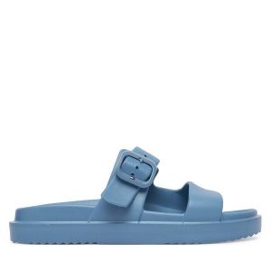 Klapki Tommy Hilfiger. Szare klapki TOMMY HILFIGER, bez wzorów, bez obcasa. Za 209,99 zł.