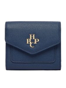 Beverly Hills Polo Club Portfel CWBEO-BHPC-W1-003-SS26 Granatowy. Niebieskie portfele Beverly Hills Polo Club, bez wzorów, ze skóry. Za 59,99 zł.