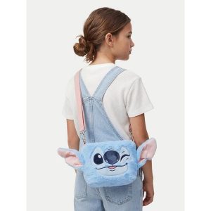 Torebka Disney Classics. Niebieskie listonoszki Disney Classics, bez wzorów, bez dodatków. Za 79,99 zł.