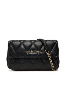 Valentino Torebka Frisia VBS9BA10 Czarny. Czarne torebki klasyczne Valentino, bez wzorów, ze skóry, bez dodatków. Za 589,99 zł.