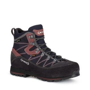 Buty trekkingowe Gore-tex damskie Aku Trekker L.3. Czarne buty trekkingowe Aku, z gore-texu, bez zapięcia. Za 499,00 zł.