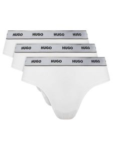 HUGO Komplet fig Triplet Pack Briefs 50545694 Biały. Białe komplety bielizny Hugo, bez wzorów, z bawełny. Za 149,99 zł.