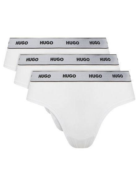 HUGO Komplet fig Triplet Pack Briefs 50545694 Biały. Białe komplety bielizny Hugo, bez wzorów, z bawełny. Za 149,99 zł.