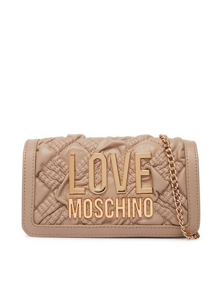 LOVE MOSCHINO Torebka JC5603PP1PL1010A Beżowy. Brązowe torebki klasyczne LOVE MOSCHINO, bez wzorów, ze skóry, bez dodatków. Za 699,99 zł.