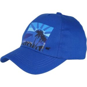 Czapka z daszkiem dla dorosłych Regatta Cuyler III. Niebieskie czapki Regatta, bez wzorów, z bawełny. Za 52,00 zł.