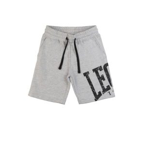 Odzież sportowa z bawełna na czas wolny na co dzień. Szara szorty LEONE 1947 APPAREL, bez wzorów, z bawełny, sportowe. Za 69,47 zł.