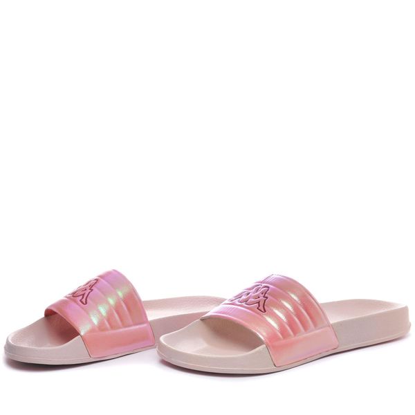 Klapki damskie Kappa Logo Searl. Brązowe klapki Kappa, bez wzorów, bez obcasa. Za 126,00 zł.