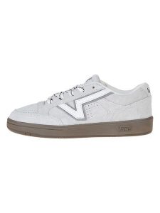 Vans Skórzane sneakersy w kolorze szarym rozmiar: 38,5. Szare trampki Vans, bez wzorów, bez zapięcia. Za 197,63 zł.