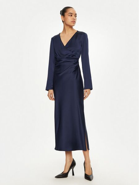 Imperial Sukienka koktajlowa AFGSIBA Niebieski Regular Fit. Niebieskie kombinezony Imperial, xs, bez wzorów, z syntetyku, wizytowe, bez kołnierzyka, bez ramiączek. Za 249,99 zł.