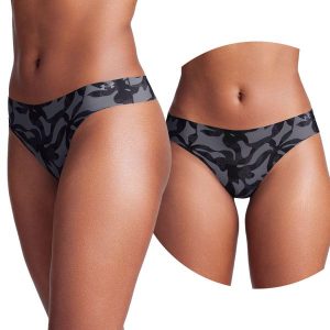 Majtki figi damskie Under Armour 3-PAK. Fioletowe figi Under Armour, bez wzorów. Za 89,99 zł.