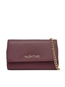Valentino Torebka Zero Pre VPS7B3212 Bordowy. Czerwone torebki klasyczne Valentino, bez wzorów, ze skóry, bez dodatków. Za 279,99 zł.