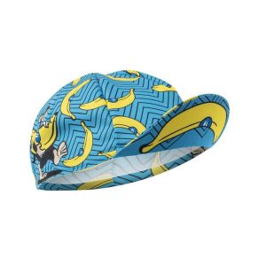 Czapka rowerowa z motywem banana Gist. Niebieskie czapki GIST, bez wzorów, eleganckie. Za 140,00 zł.