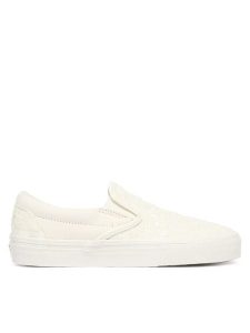 Vans Tenisówki Classic Slip-On VN000D6YC131 Kremowy. Białe trampki Vans, bez wzorów, z materiału, bez zapięcia. Za 339,99 zł.