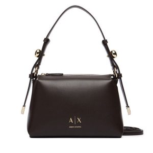 Torebka Armani Exchange. Brązowe torebki klasyczne Armani Exchange, bez wzorów, bez dodatków. Za 614,99 zł.