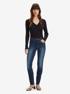Levi's Dżinsy "311" - Skinny fit - w kolorze niebieskim rozmiar: W25/L30. Niebieskie jeansy Levi's®, z aplikacjami. Za 175,31 zł.