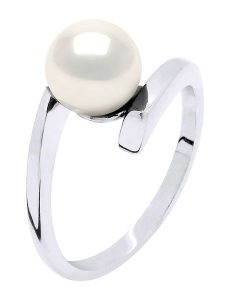 ATELIERS SAINT GERMAIN Srebrny pierścionek z perłą rozmiar: 52. Białe pierścionki ATELIERS SAINT GERMAIN, z perłą, srebrne. Za 426,99 zł.