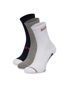 Hunter Skarpety długie AS_HUNTER_01Z_SS25 (3-PACK) Biały. Białe skarpetki Hunter, bez wzorów, z bawełny. Za 44,99 zł.
