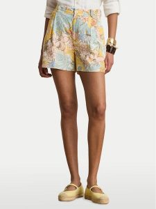 LAUREN RALPH LAUREN Szorty materiałowe 200P10134001 Kolorowy Relaxed Fit. Szorty Lauren Ralph Lauren, bez wzorów, ze lnu. Za 859,99 zł.