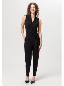 Les Lunes Kombinezon "Stella" w kolorze czarnym rozmiar: XS. Czarne kombinezony Les Lunes, xs, bez wzorów, z tkaniny, bez kołnierzyka, bez ramiączek. Za 217,99 zł.