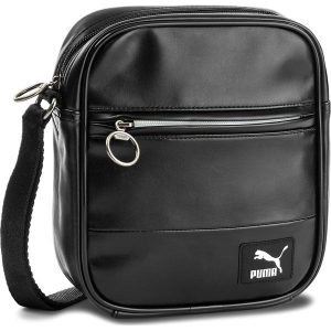Saszetka PUMA - Orginals Portable 075016 01 Puma Black. Czarne nerki i saszetki marki Puma, ze skóry ekologicznej. W wyprzedaży za 119,00 zł.