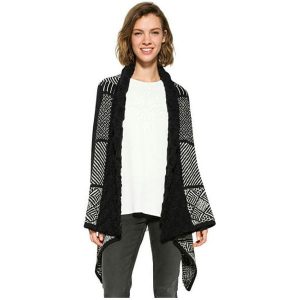 Desigual Panie Sweter Jers Menta 17Wwjfg7 5001 (Rozmiar L). Swetry klasyczne marki Desigual. W wyprzedaży za 277,00 zł.