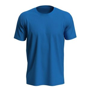 Koszulka Unisex Dla Dorosłych Lux. Niebieskie bluzki STEDMAN, xl, bez wzorów, sportowe, bez kołnierzyka, bez ramiączek. Za 48,99 zł.