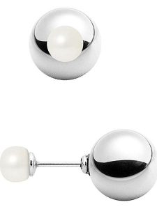 Pearline Srebrne kolczyki-wkrętki z perłami rozmiar: onesize. Szare kolczyki Pearline, z perłą, srebrne. Za 304,99 zł.