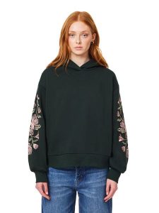 Scotch & Soda Bluza w kolorze ciemnozielonym rozmiar: M. Zielone bluzy Scotch & Soda, m, bez wzorów, z kapturem. Za 249,95 zł.