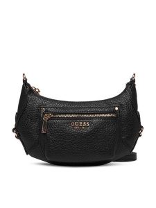 Guess Torebka Marsha Mini HWBG95 01720 Czarny. Czarne torebki klasyczne Guess, z aplikacjami, ze skóry, bez dodatków. Za 589,99 zł.