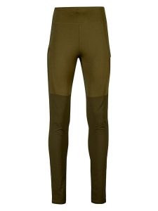 Halti Legginsy funkcyjne "Pallas" w kolorze oliwkowym rozmiar: 38. Brązowe legginsy HALTI, bez wzorów, z materiału. Za 118,56 zł.