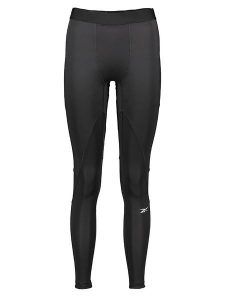 Reebok Legginsy w kolorze czarnym rozmiar: L. Czarne legginsy Reebok, l, bez wzorów, outdoorowe. Za 78,99 zł.