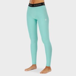 Legginsy termoaktywne do sportów zimowych damskie SIROKO Blink. Czarne legginsy SIROKO, bez wzorów. Za 207,00 zł.