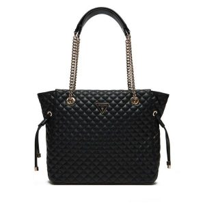 Torebka Guess. Czarne torebki klasyczne Guess, z aplikacjami, bez dodatków. Za 449,99 zł.