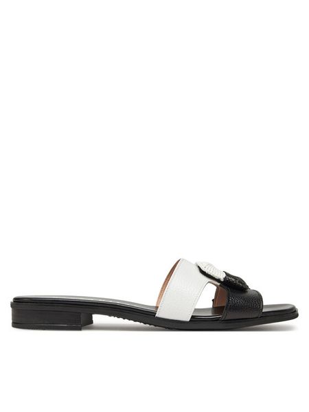 Hispanitas Klapki Yakarta HV253881 Czarny. Czarne klapki Hispanitas, bez wzorów, ze skóry, bez obcasa. Za 329,99 zł.