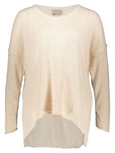 Herrlicher Sweter w kolorze kremowym rozmiar: M. Brązowe swetry oversize Herrlicher, m, bez wzorów, z bawełny, bez ramiączek. Za 144,92 zł.
