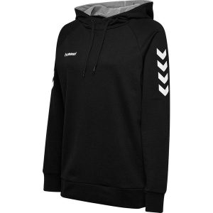 Bluza sportowa z kapturem damska Hummel Go Cotton Hoodie Woman. Brązowe bluzy Hummel, s, bez wzorów, z kapturem. Za 212,90 zł.