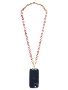 SWEET ACCESS Łańcuszek "Marseille" w kolorze jasnoróżowym do telefonu - dł. 122 cm rozmiar: onesize. Różowe łańcuszki SWEET ACCESS. Za 39,99 zł.