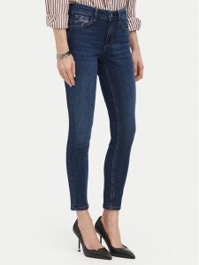 Liu Jo Jeansy UF6013 D0356 Granatowy Skinny Fit. Niebieskie jeansy Liu Jo, bez wzorów, z bawełny. Za 559,99 zł.