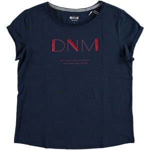 Mustang T-Shirt Damski Embellished, S, Ciemnoniebieski. T-shirty marki Mustang. Za 128,00 zł.