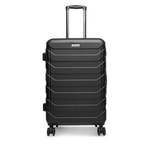 Walizka średnia GINO ROSSI. Czarne walizki Gino Rossi, bez wzorów, średnie. Za 279,99 zł.