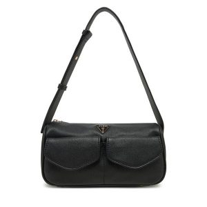 Torebka Guess. Czarne torebki klasyczne Guess, z aplikacjami, bez dodatków. Za 299,99 zł.