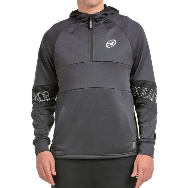 Bullpadel Gumala Sweatshirt. Czarne kurtki BULLPADEL, bez wzorów, bez kaptura. W wyprzedaży za 229,75 zł.