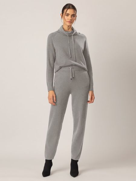 APART Spodnie w kolorze szarym rozmiar: 40. Szare spodnie z wysokim stanem Apart, bez wzorów, z kaszmiru, z podwyższonym stanem. Za 161,34 zł.