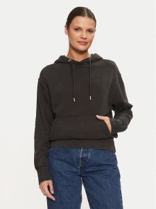 Mustang Bluza Margo 1015471 Czarny Oversize. Czarne bluzy Mustang, l, bez wzorów, z bawełny, bez kaptura. Za 209,99 zł.