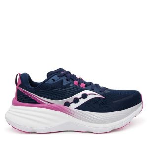 Buty do biegania Saucony. Niebieskie buty sportowe Saucony, bez wzorów, bez zapięcia, do biegania. Za 499,99 zł.