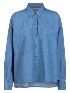 Herrlicher Koszula dżinsowa w kolorze niebieskim rozmiar: S. Niebieskie koszule Herrlicher, s, bez wzorów, z bawełny, bez kołnierzyka, bez ramiączek. Za 152,99 zł.