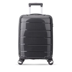 Walizka kabinowa Semi Line. Czarne walizki Semi-line, bez wzorów. Za 159,99 zł.