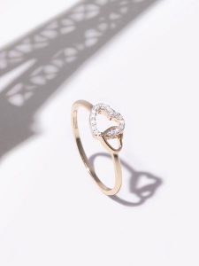 DIAMOND & CO Złoty pierścionek z diamentami rozmiar: 54. Żółte pierścionki Diamond & Co, z diamentem, złote. Za 1 064,95 zł.