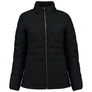 Zimowa kurtka Kjelvik Sitaa dla kobiet - Wodoodporna Czarna Rozmiar 42. Czarne kurtki Jack Wolfskin, na zimę, bez wzorów, bez kaptura. Za 236,99 zł.