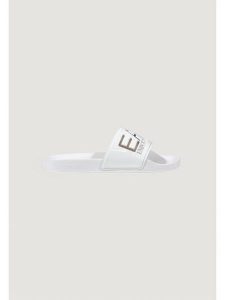 EA7 Emporio Armani Klapki 7X000108 AF15118 MZ095 Biały. Białe klapki EA7 Emporio Armani, bez wzorów, z tworzywa sztucznego, bez obcasa. Za 149,99 zł.